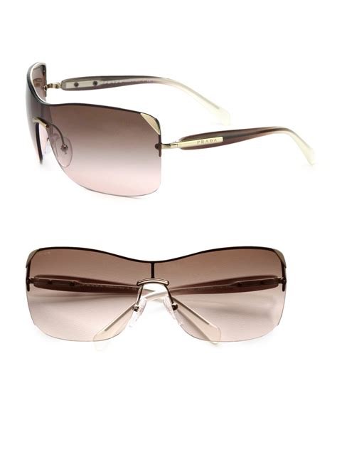 prada rectangular thin frame womens glasses|Prada semi rimless eyeglasses.